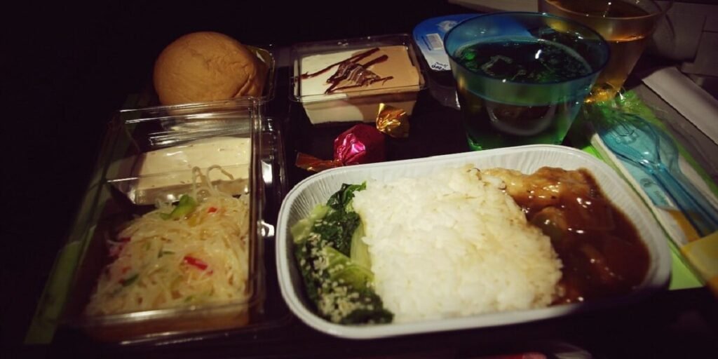 Qatar Airways Economy Class In-flight Meal