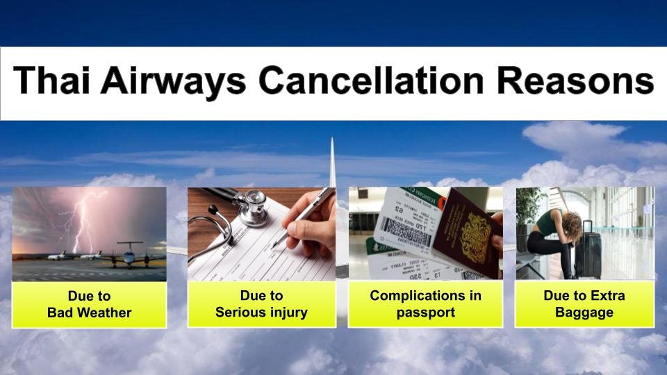 airfleetrating-Thai Airways Cancellation Reasons