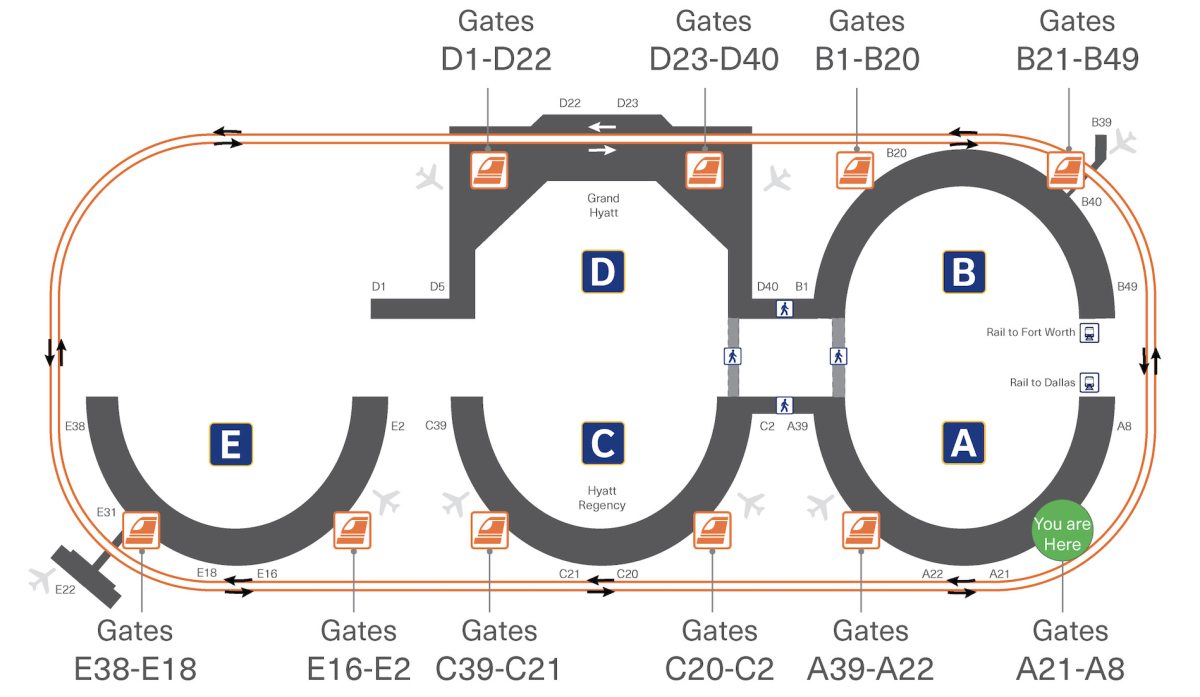 Dallas Fort Worth International Airport Terminal Guide