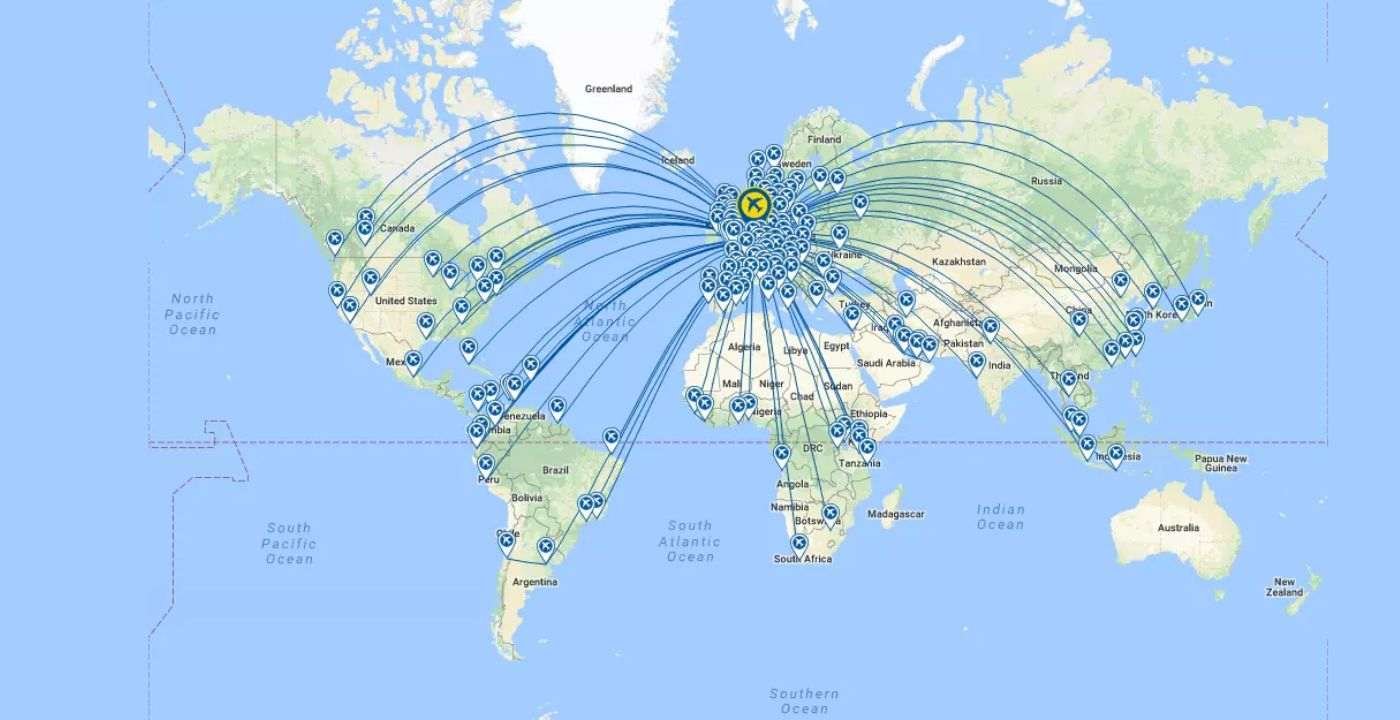 Where Does KLM Airlines Fly? Destinations Cities Airports