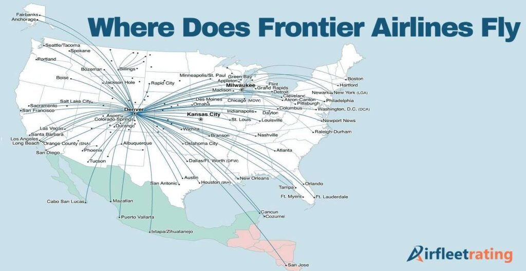 Where Does Frontier Airlines Fly? Airfleetrating