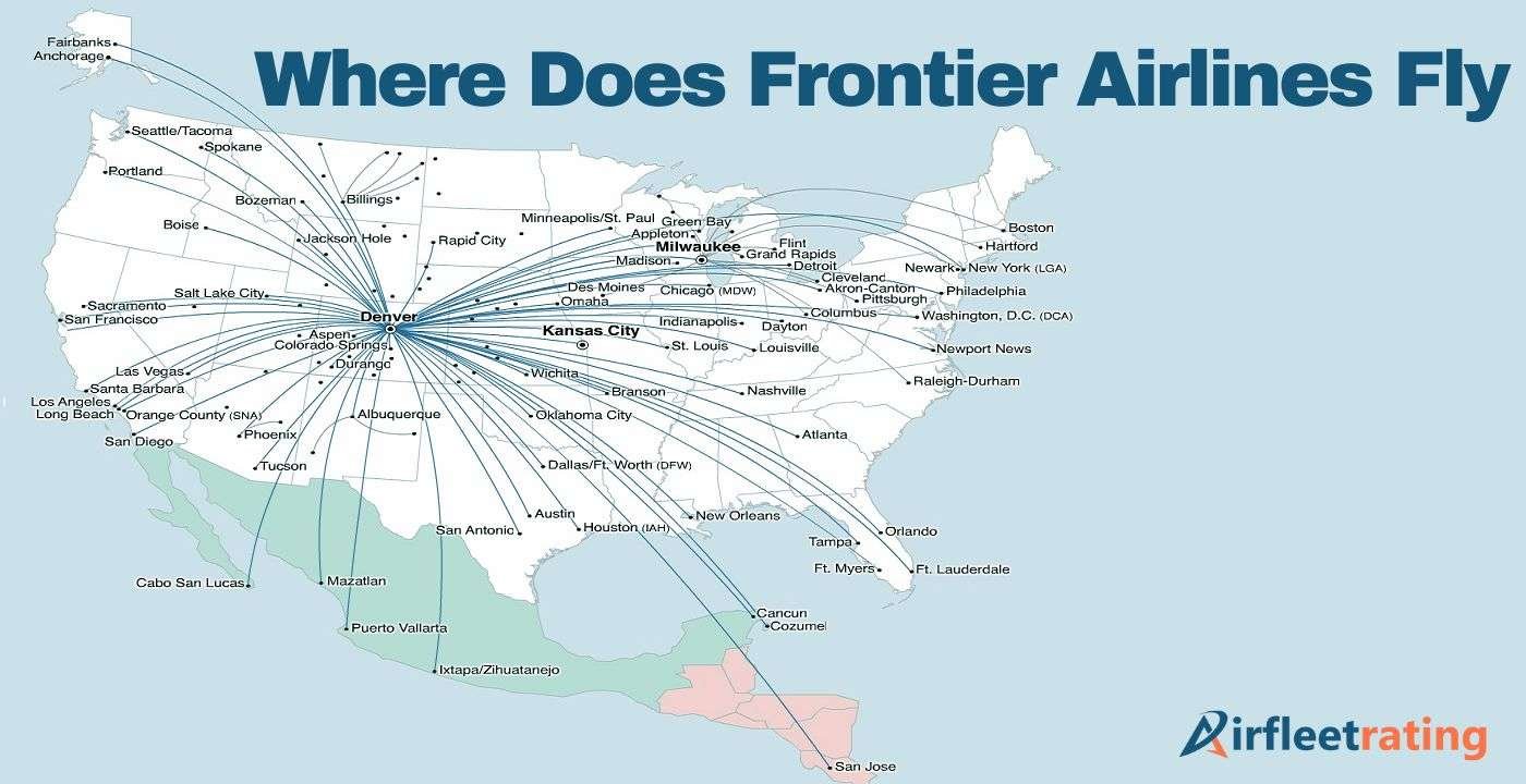 Where does Frontier Airlines Fly? Airfleetrating