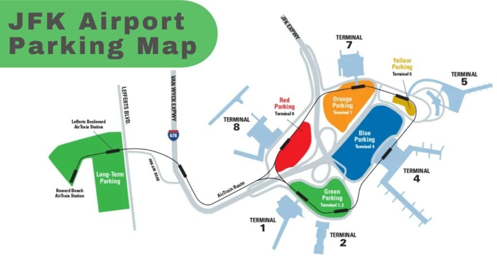 Image of map of jfk airport terminals
