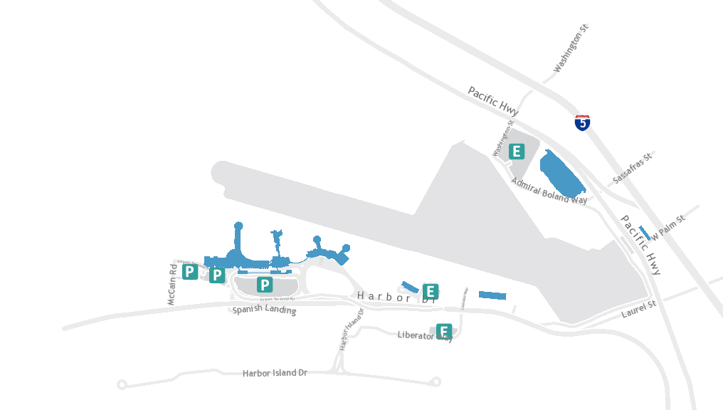 airfleetrating-San Airport Map