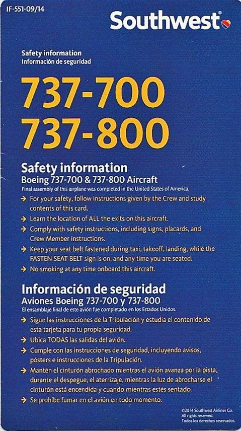 airfleetrating-how safe is southwest