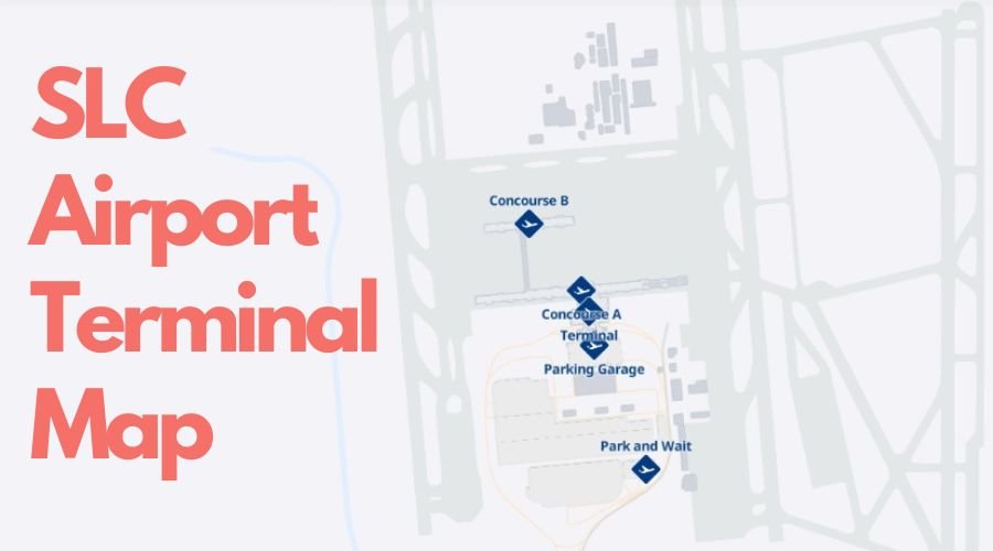 airfleetrating-Salt Lake City International Airport Map