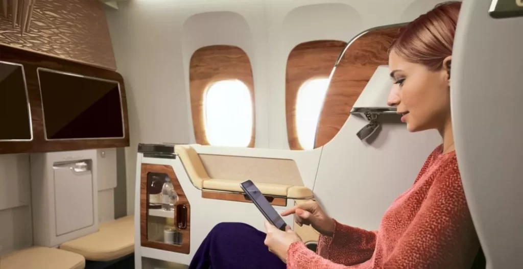 airfleetrating-emirates wifi on board